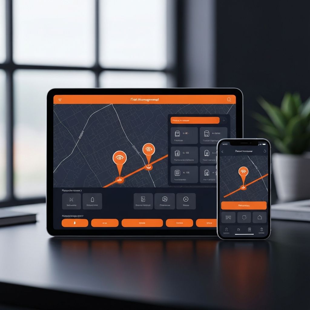 Alaro app dashboard on tablet and phone